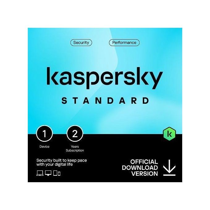 Kaspersky Standard Antivirus - 1 device - 2 years